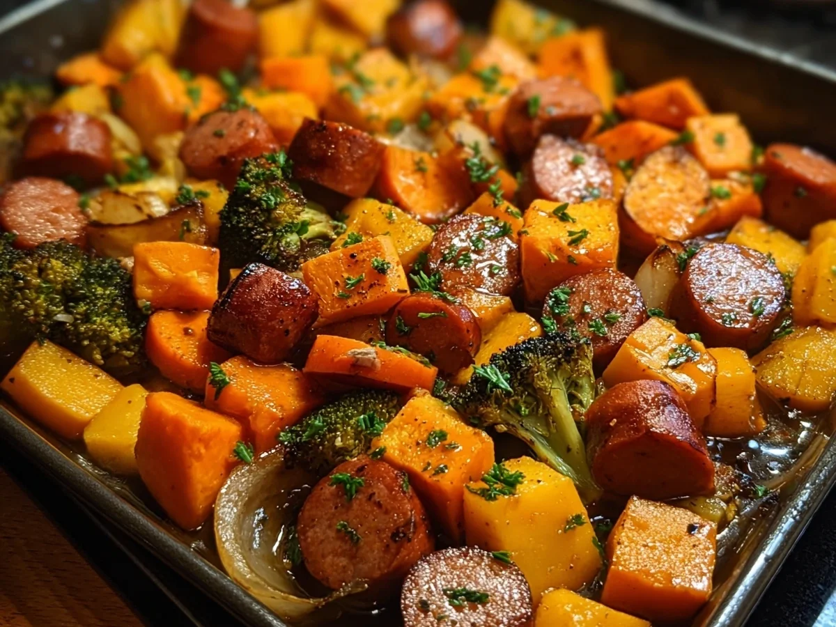 30-Minute Sausage & Sweet Potatoes with Honey Garlic Sauce - Image 2