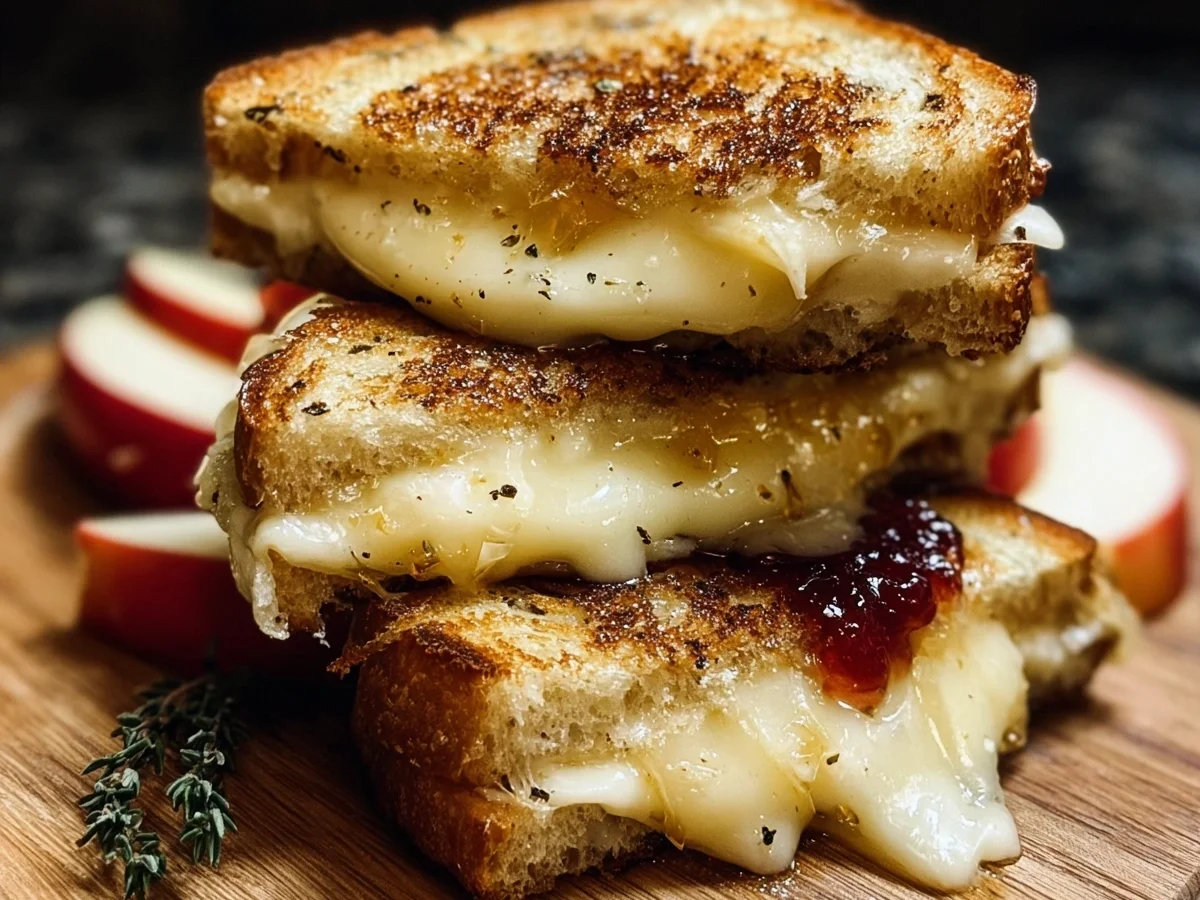 Apple Brie Grilled Cheese: Sweet & Savory Sandwich - Image 2