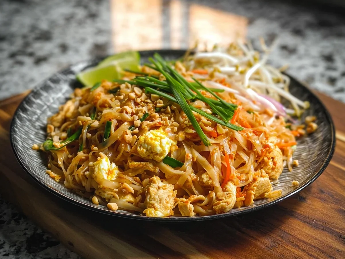 Authentic Chicken Pad Thai: Quick, Protein-Packed Meal - Image 1