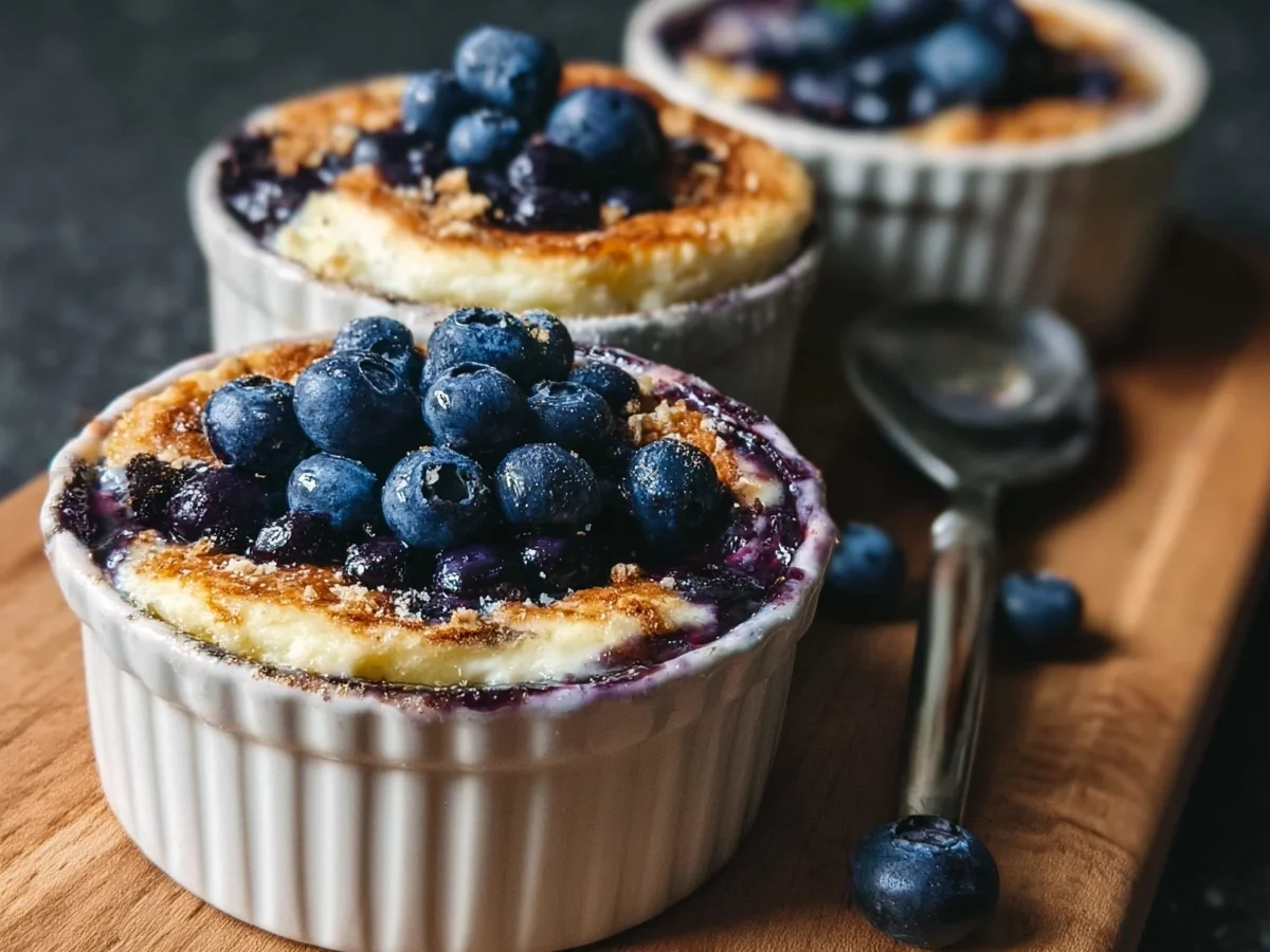 Baked Blueberry Cottage Cheese: High Protein Breakfast - Image 1