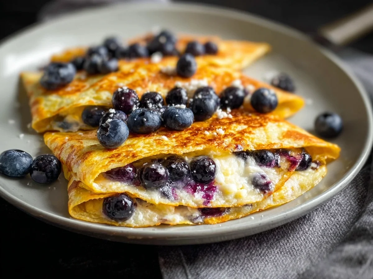 Blueberry Breakfast Quesadilla: Quick 10-Minute Breakfast - Image 2