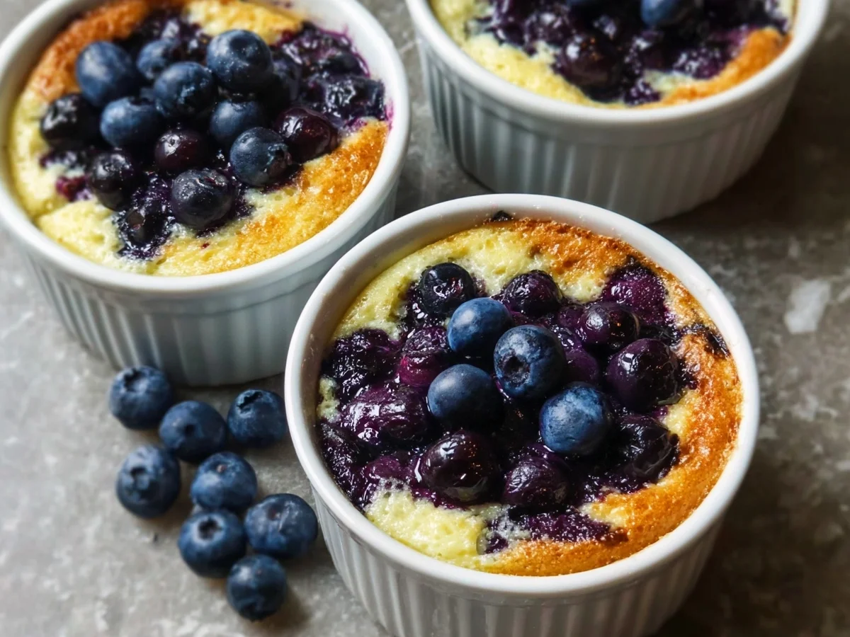Creamy Baked Blueberry Cottage Cheese Bowls - Image 2