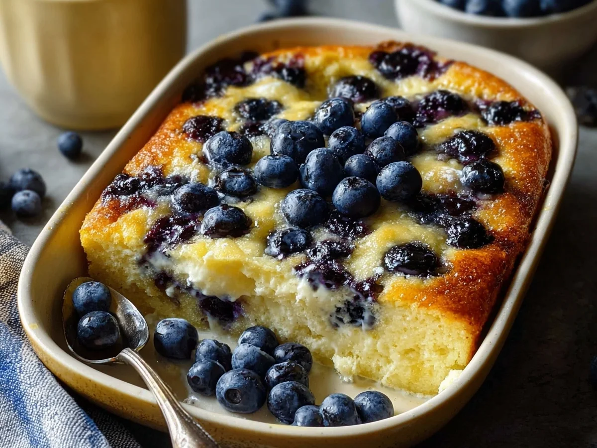 Creamy Blueberry Cottage Cheese Breakfast Bake - Image 2