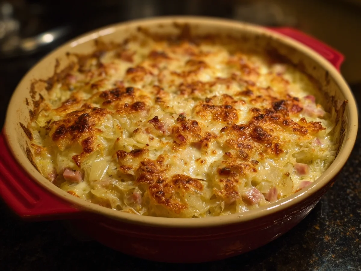 Creamy Cabbage Casserole with Turkey Ham - Image 2