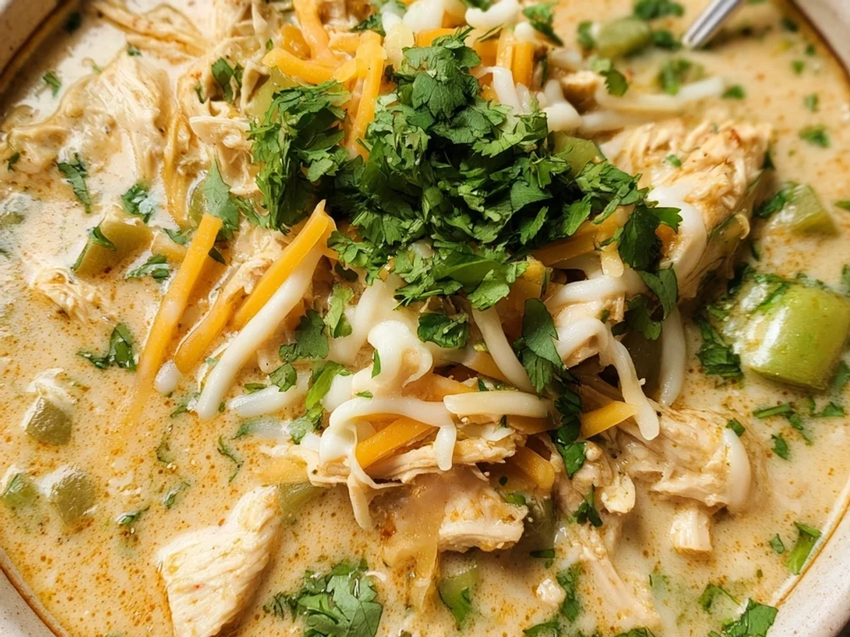 Creamy Green Chicken Enchilada Soup - Image 2