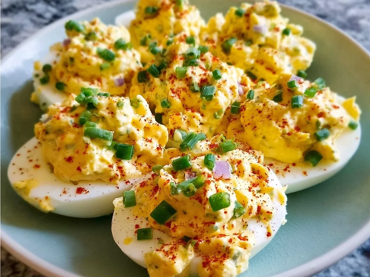 Creamy Keto Deviled Egg Salad | High Protein Meal Prep - Image 2