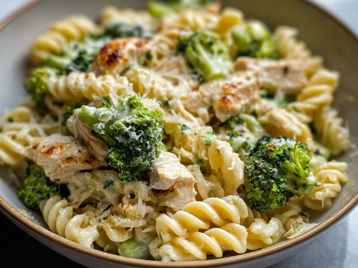 Creamy Rotisserie Chicken Broccoli Pasta: Quick Weeknight - Image 1