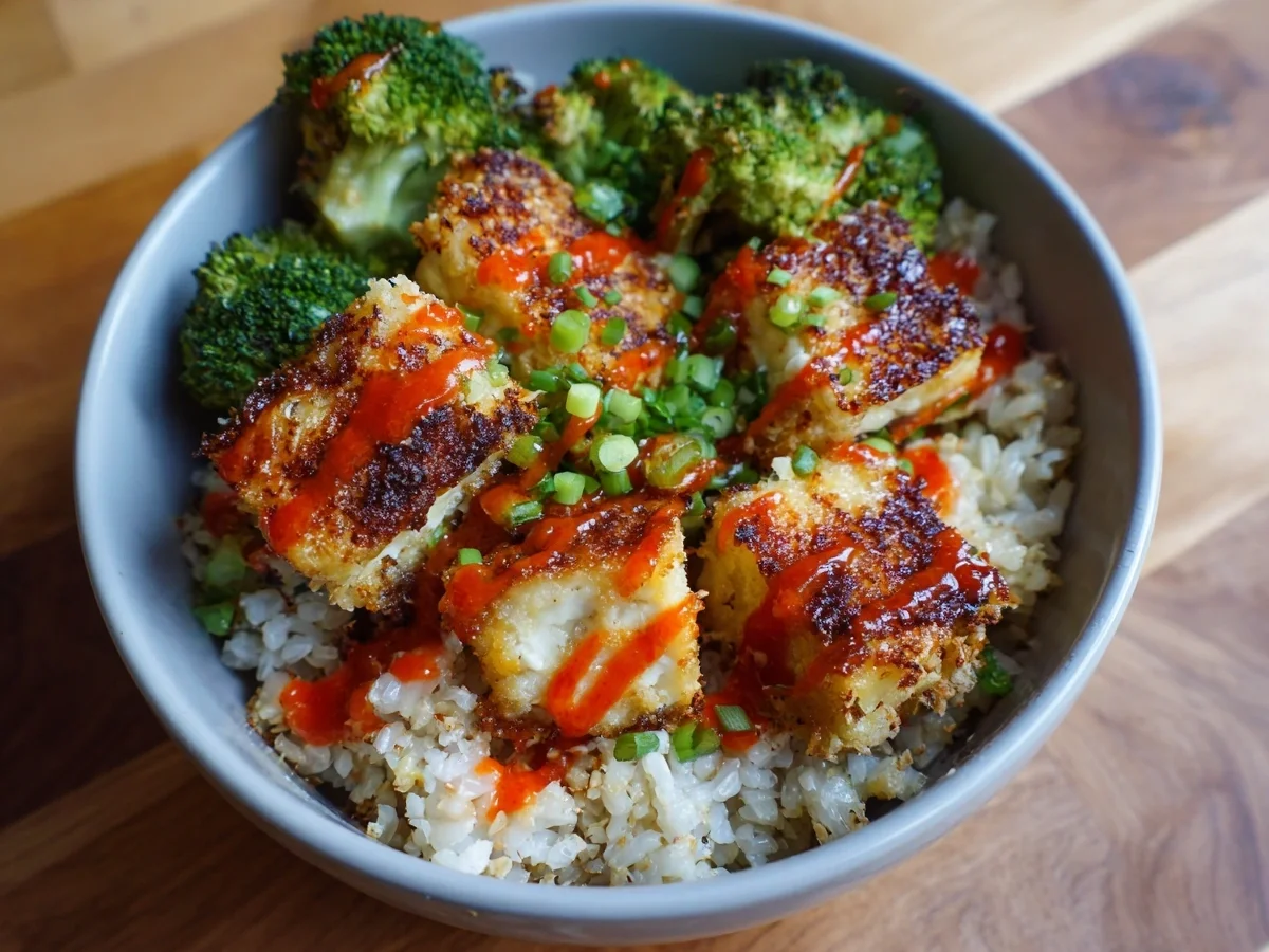 Crispy Coconut Tofu Bowl: Flavorful Plant-Based Meal - Image 2