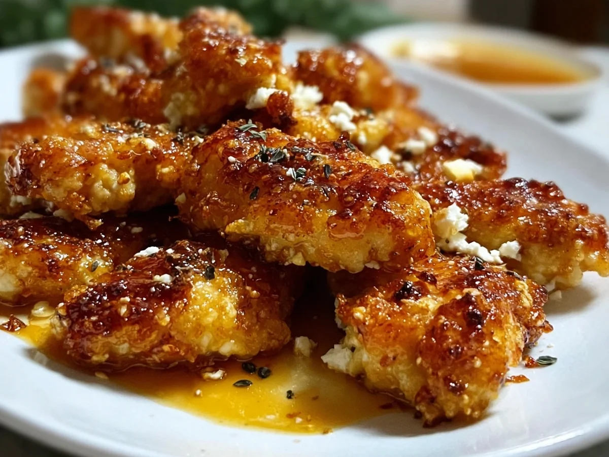 Crispy Hot Honey Feta Chicken: Quick & Flavorful Dinner - Image 1