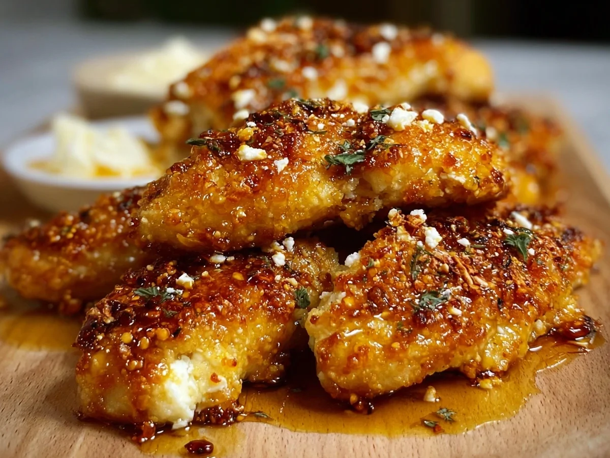 Crispy Hot Honey Feta Chicken: Quick & Flavorful Dinner - Image 2