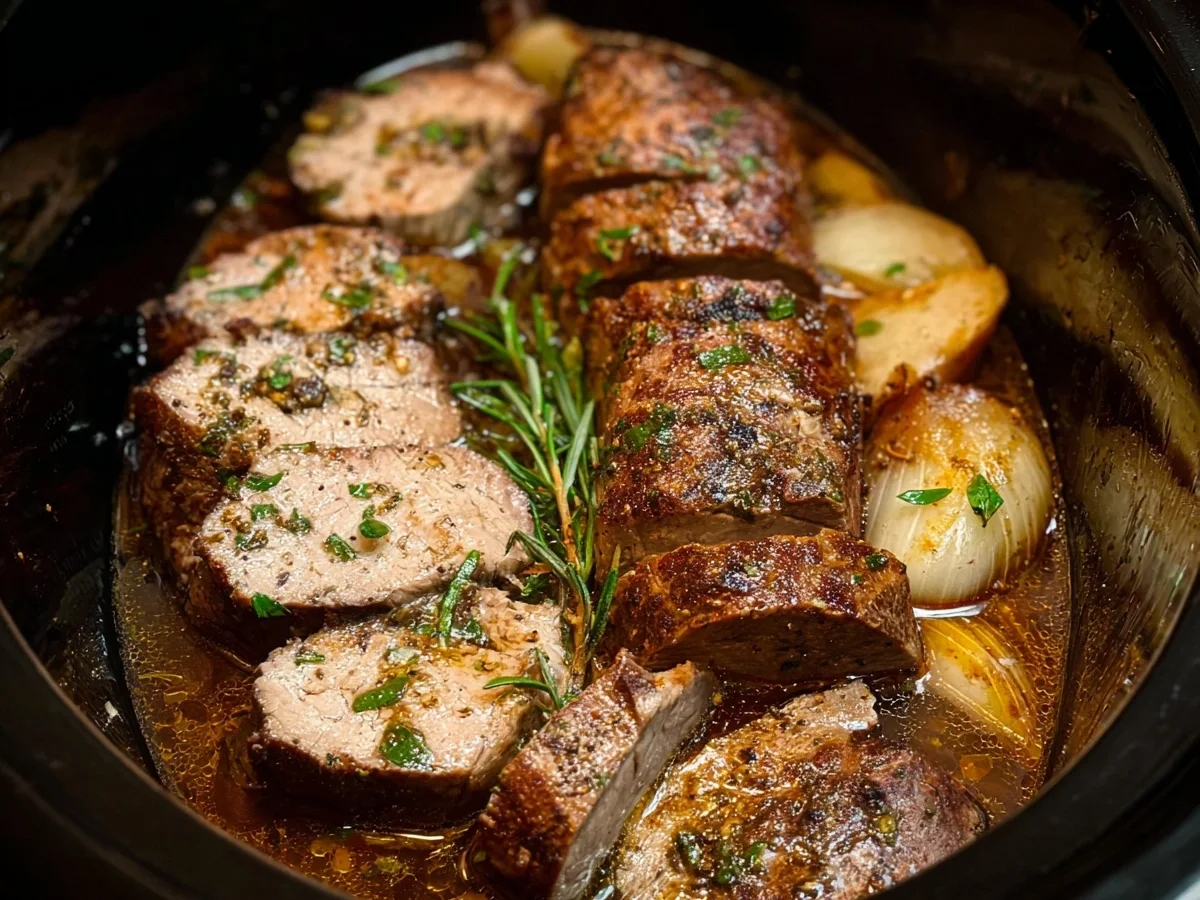 Crockpot Lamb Tenderloin: Juicy, Tender & Easy Slow Cooker - Image 1