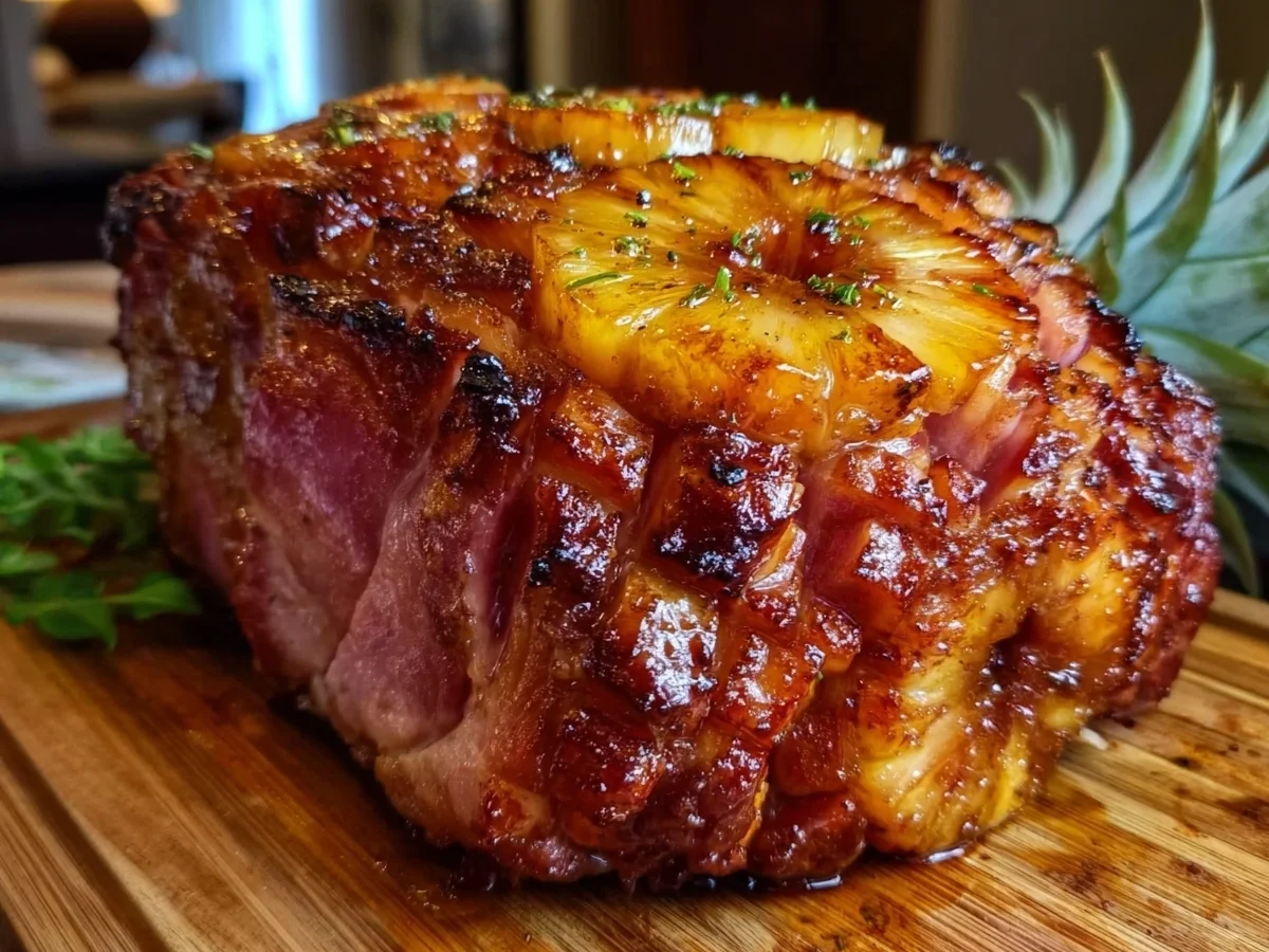 Easter Honey Baked Turkey Ham with Glaze - Image 1