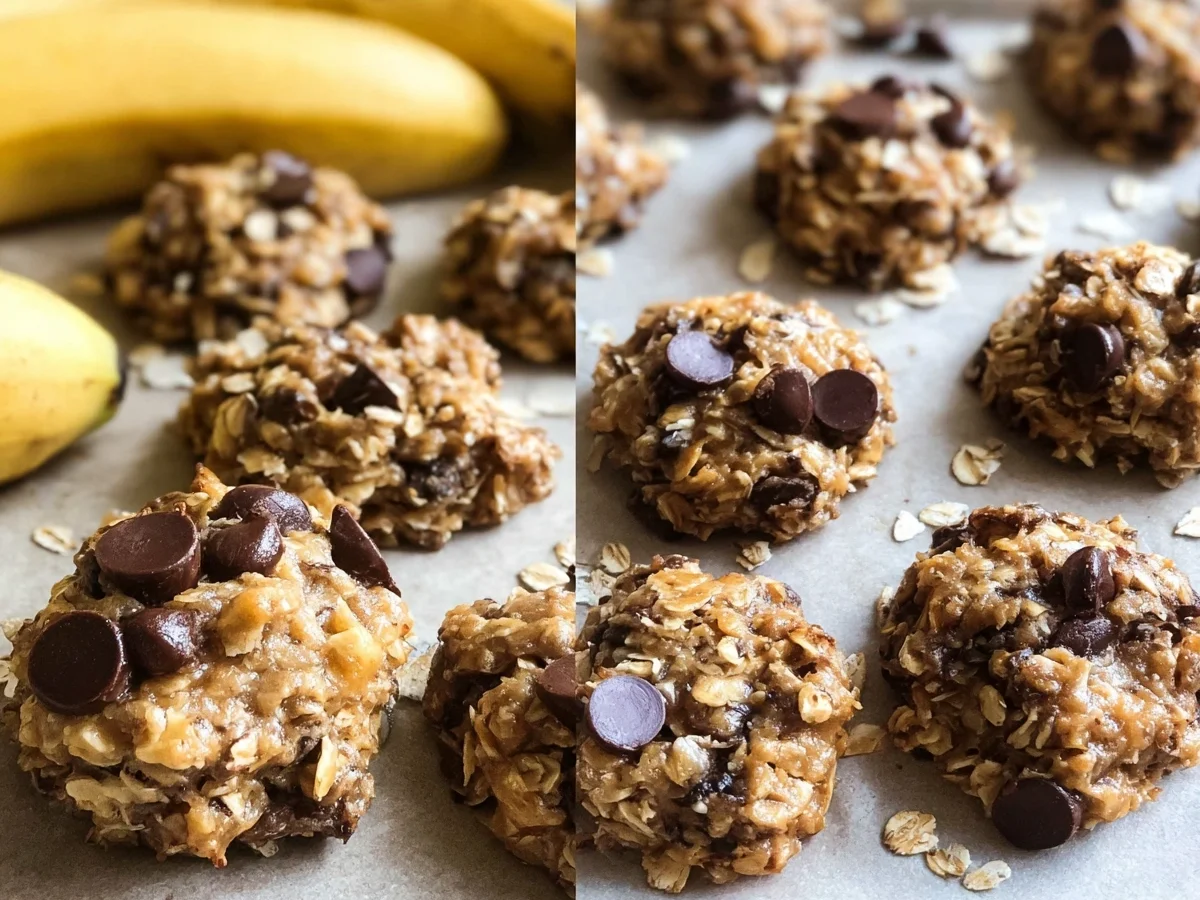 Easy Banana Oatmeal Cookies | Healthy Breakfast & Snack - Image 1