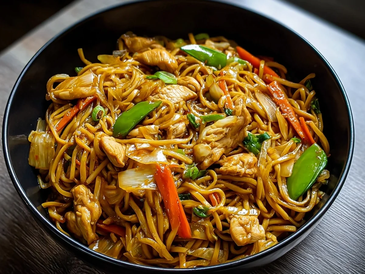 Easy Chicken Lo Mein Recipe: Quick Chinese Meal - Image 2