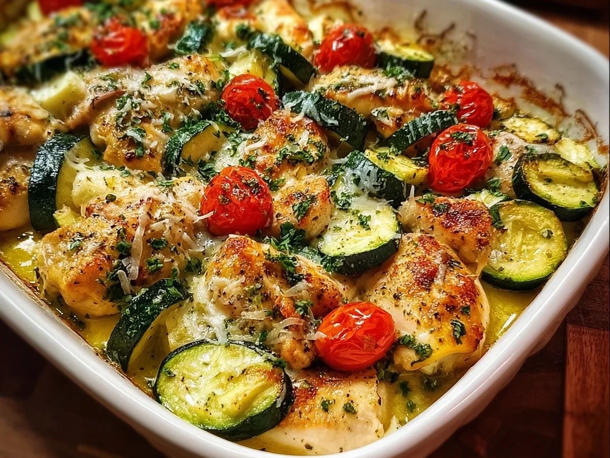 Easy Chicken Zucchini Bake: Healthy Dinner Recipe - Image 2