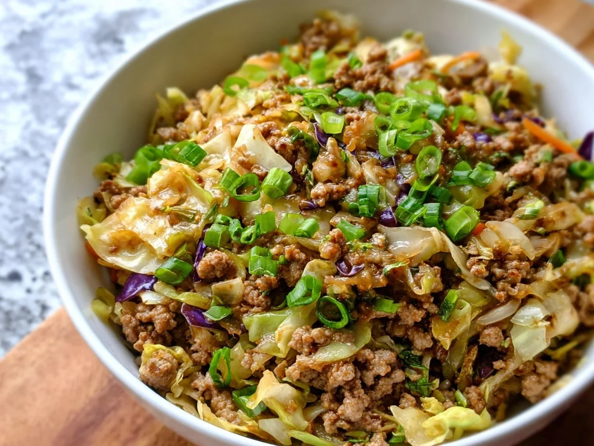 Easy Low-Carb Egg Roll in a Bowl (15-Minute) - Image 1