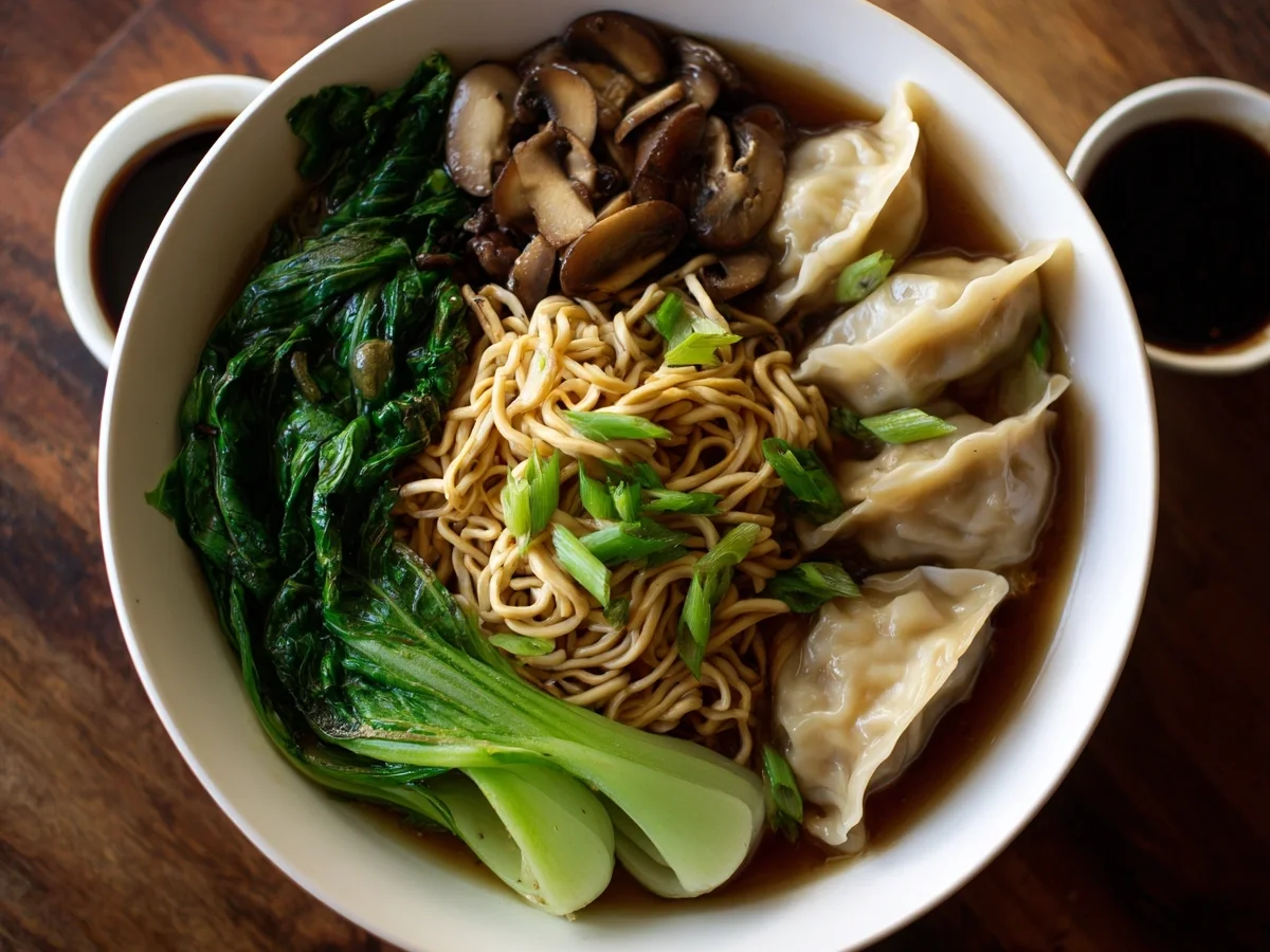 Easy Potsticker Noodle Bowls (30-Minute Asian Meal) - Image 1