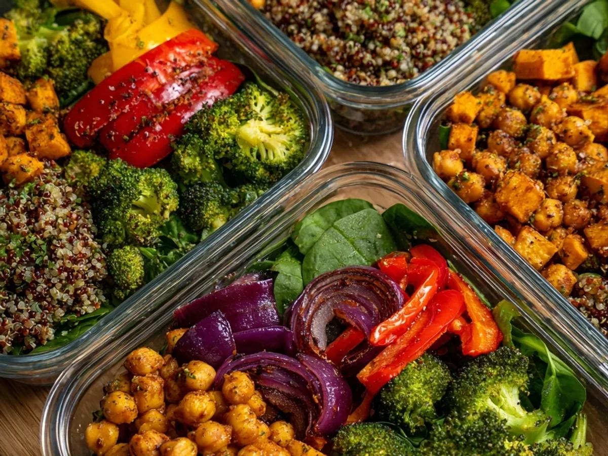 Easy Vegan Meal Prep: Healthy Weekday Recipes - Image 1