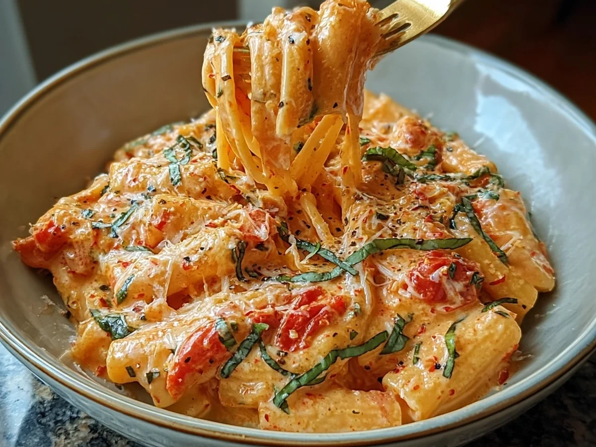 Fast Creamy Tomato Garlic Pasta for Busy Nights - Image 1