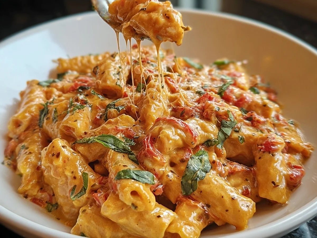 Fast Creamy Tomato Garlic Pasta for Busy Nights - Image 2