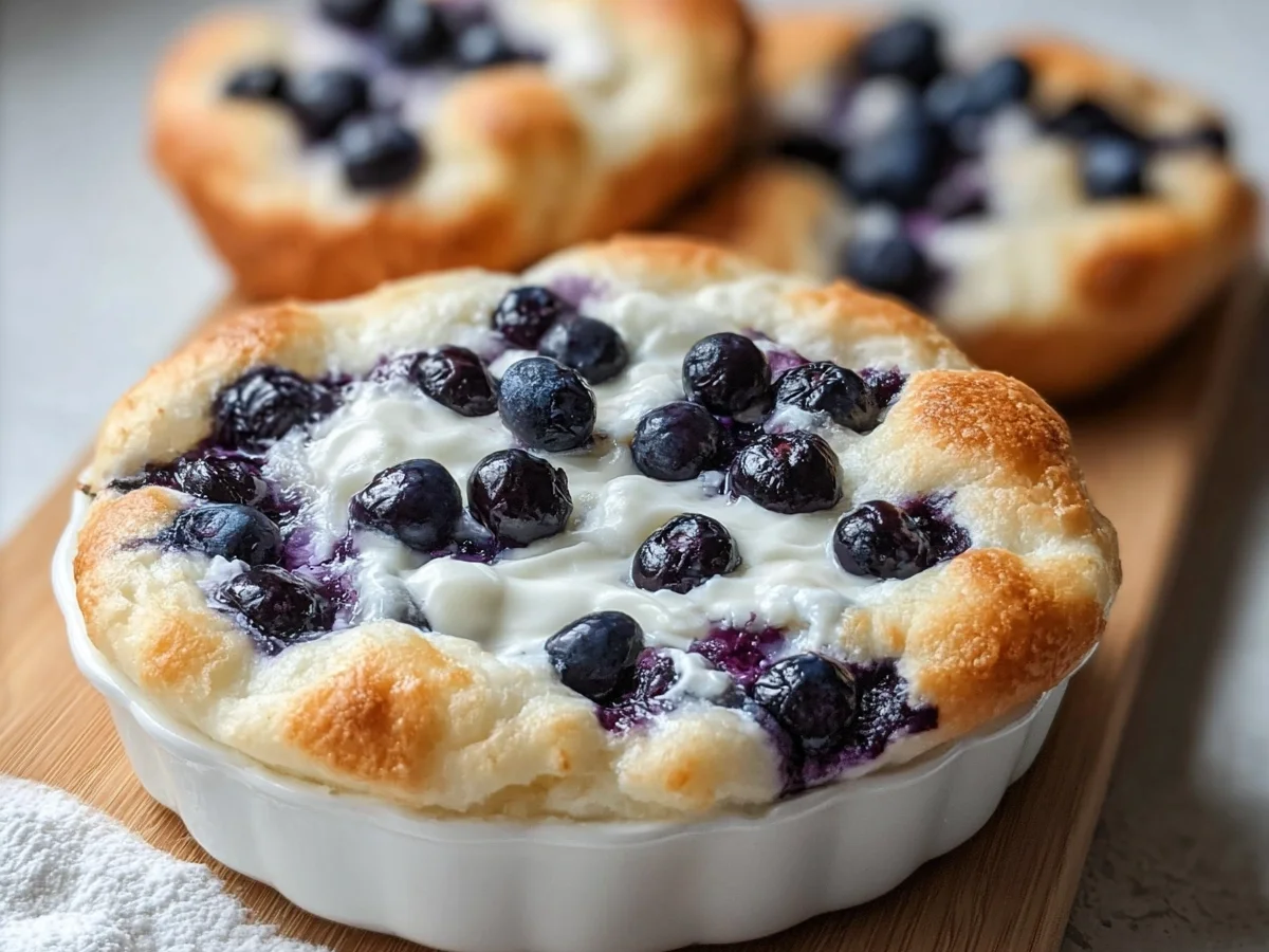 Fluffy Cottage Cheese Blueberry Cloud Bread Recipe - Image 1