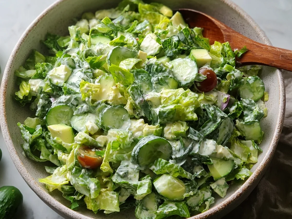Fresh Creamy Green Goddess Salad Recipe - Image 2