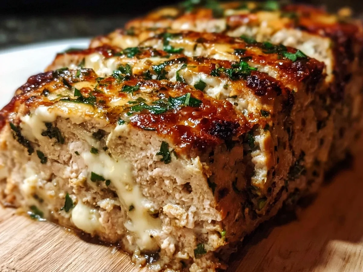 Garlic Parmesan Chicken Meatloaf: High Protein & Juicy - Image 2