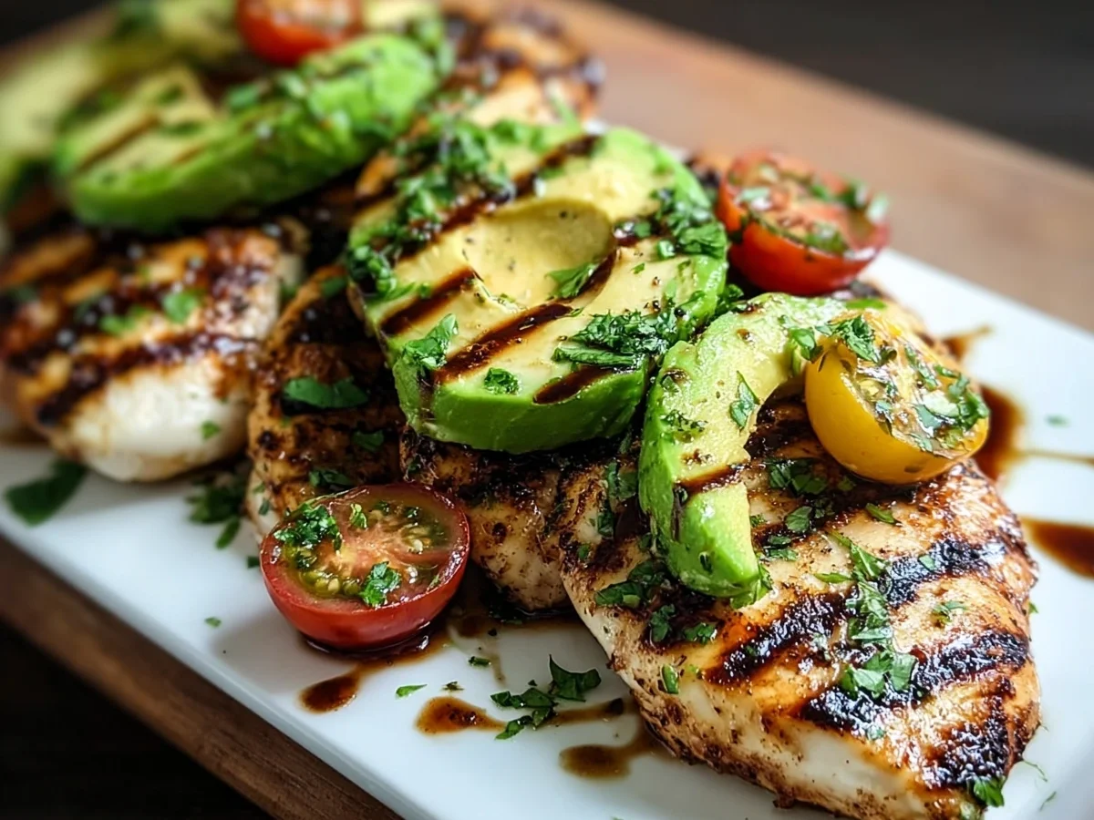 Grilled California Avocado Chicken for Healthy Dinners - Image 1