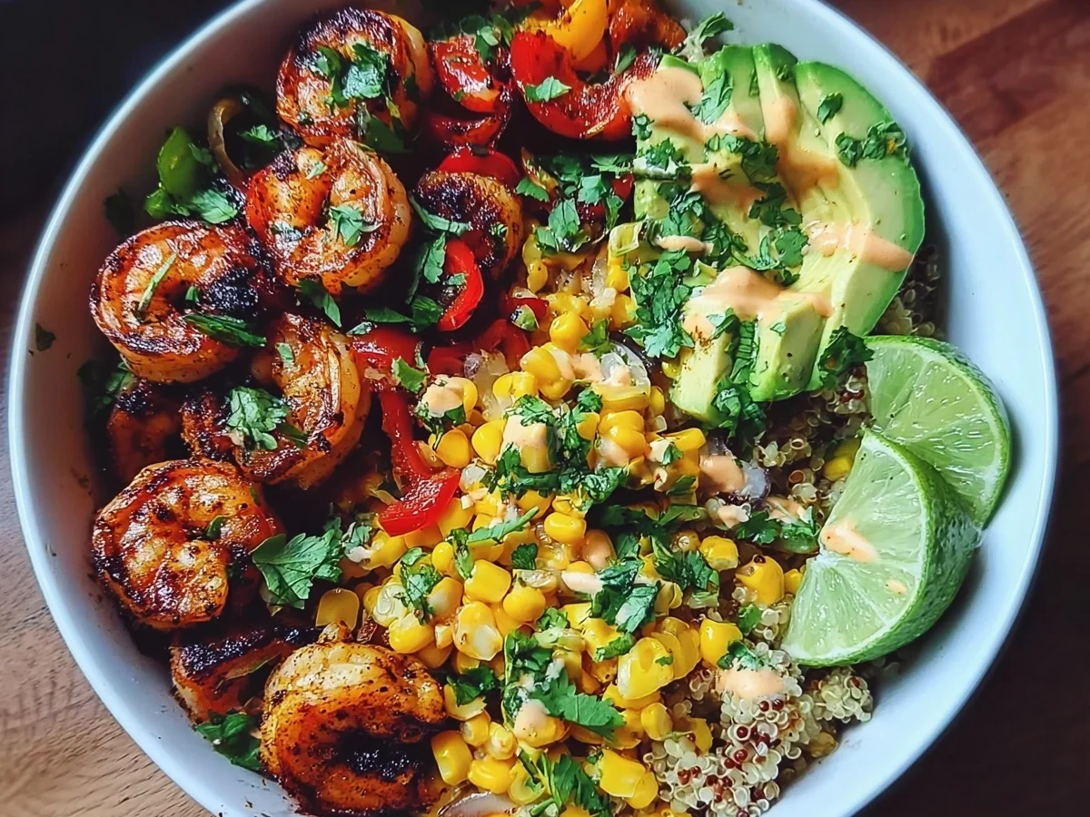 Grilled Shrimp Bowl: Healthy Meal Prep Dinner - Image 1