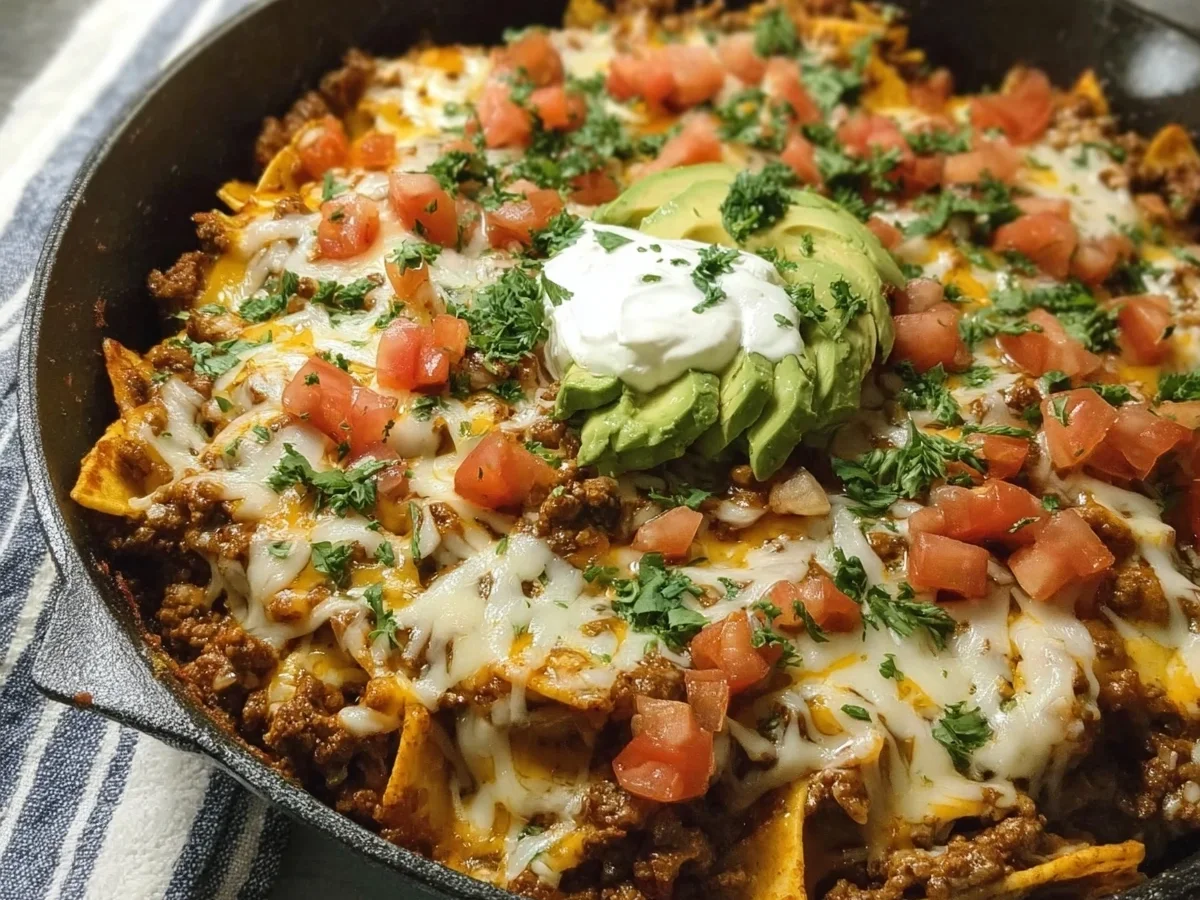 Ground Beef Enchilada Skillet: Easy One-Pan Dinner - Image 1