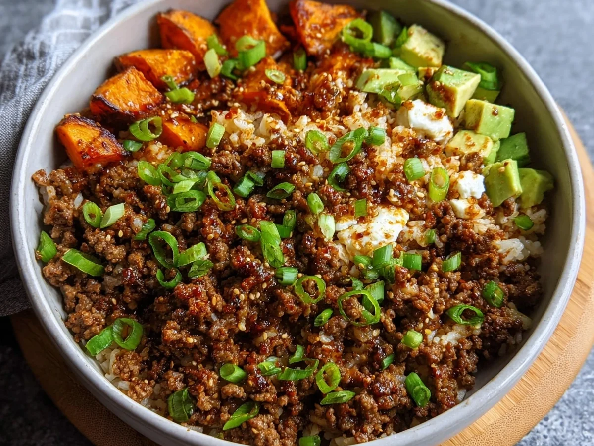 Ground Beef Hot Honey Bowl: Savory, Protein-Packed & Easy - Image 2