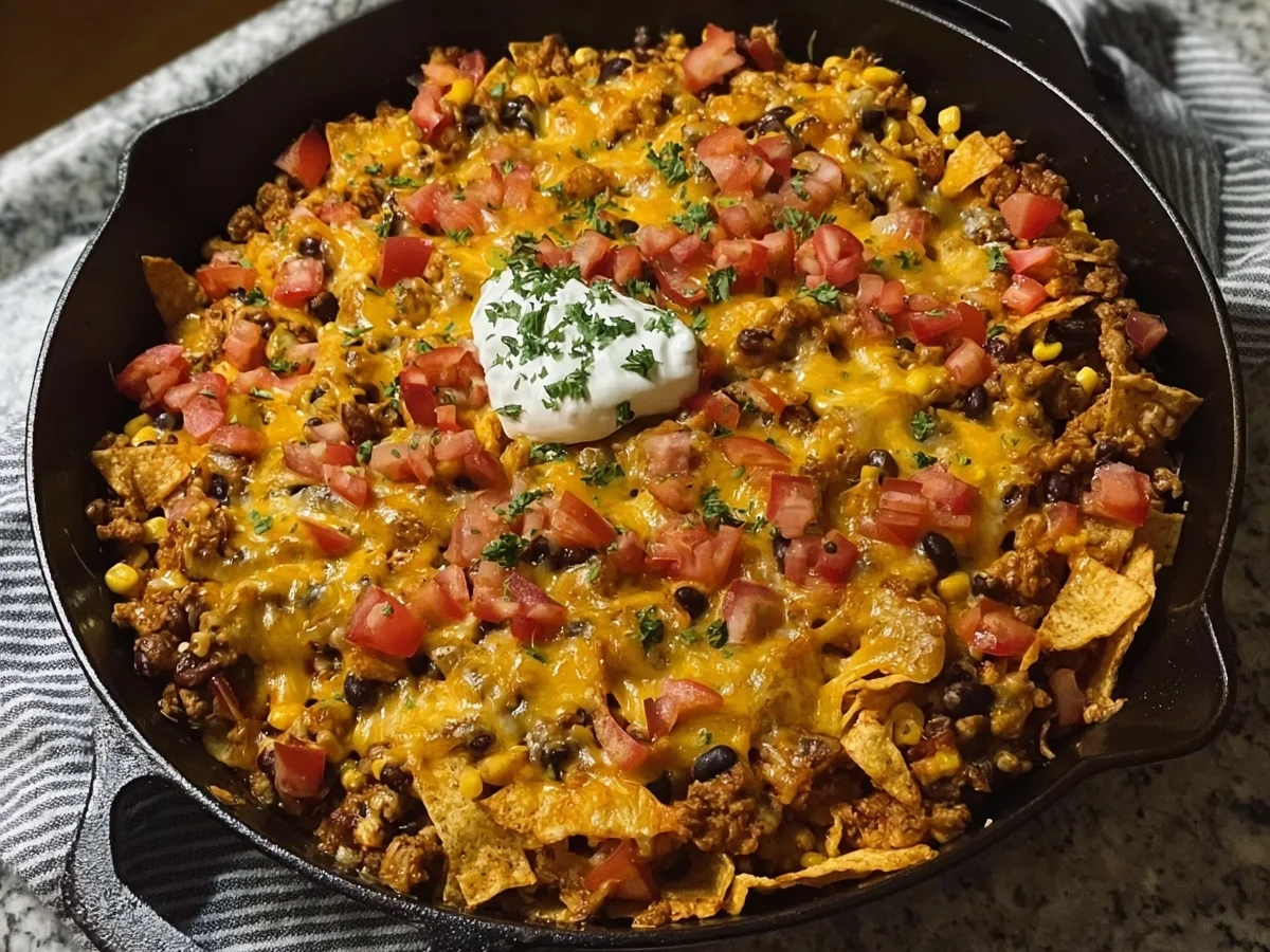 Ground Chicken Taco Casserole: High Protein One-Pan Meal - Image 1