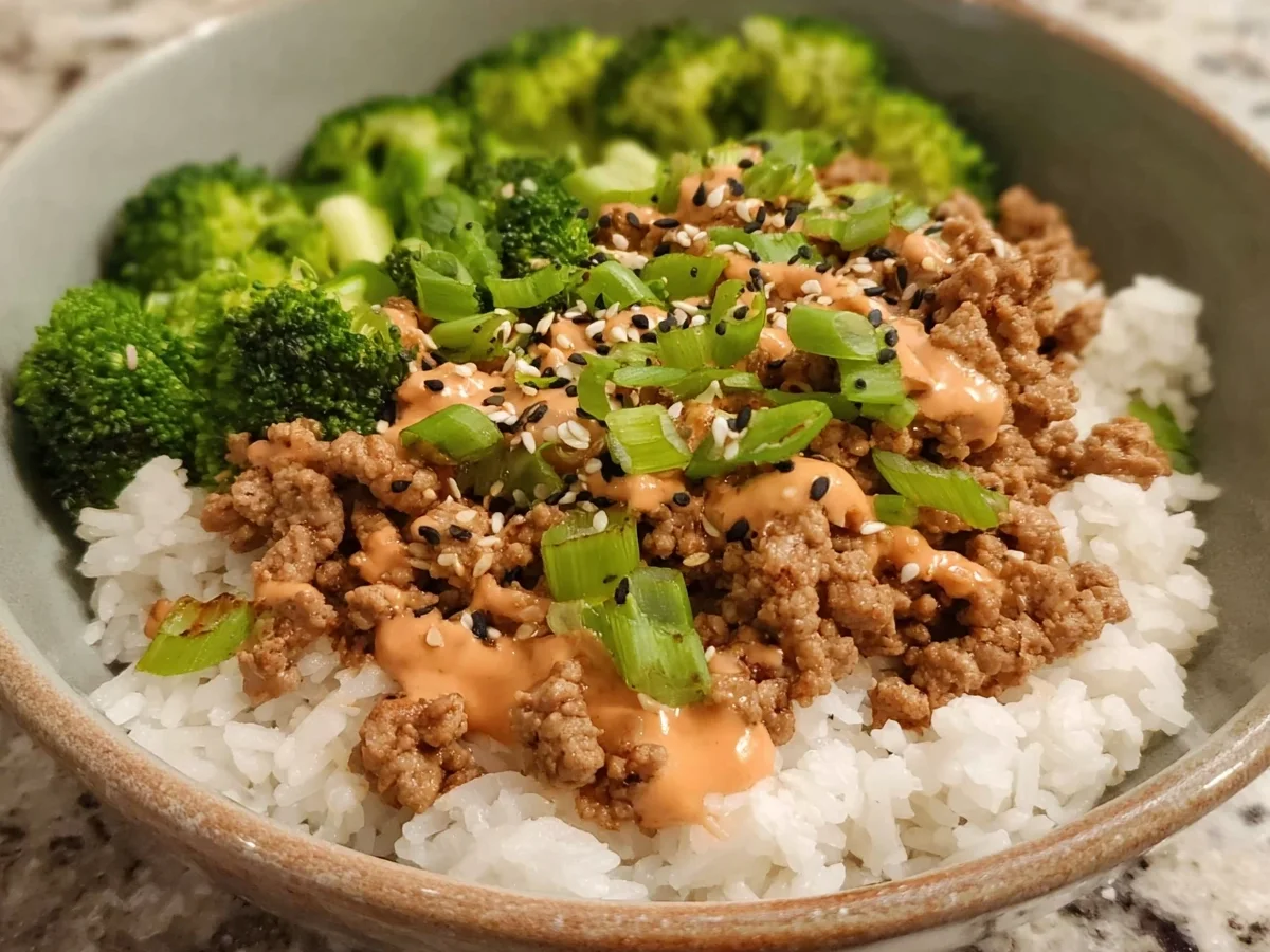 Ground Turkey Rice Bowls: Quick & Easy Meal Prep - Image 1