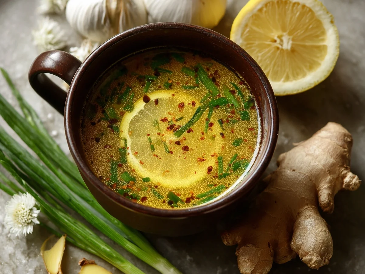 Healing Miso-Ginger Lemon Detox Broth - Image 2