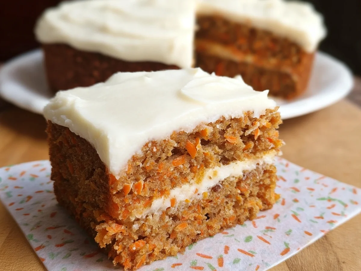 Healthy Carrot Cake with Ricotta Frosting - Image 1