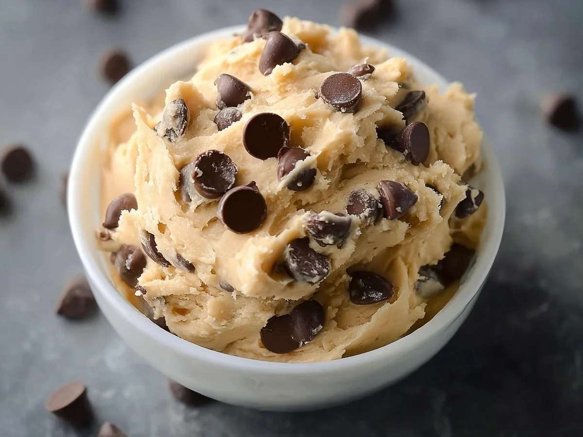 Healthy Greek Yogurt Cookie Dough - 5 Minute Recipe - Image 1
