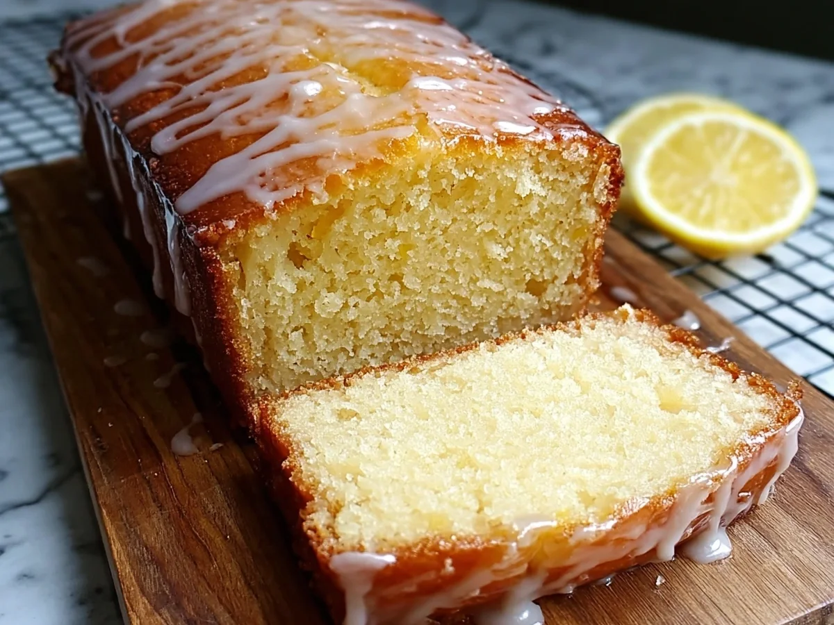 Healthy Greek Yogurt Lemon Loaf Cake - Image 1