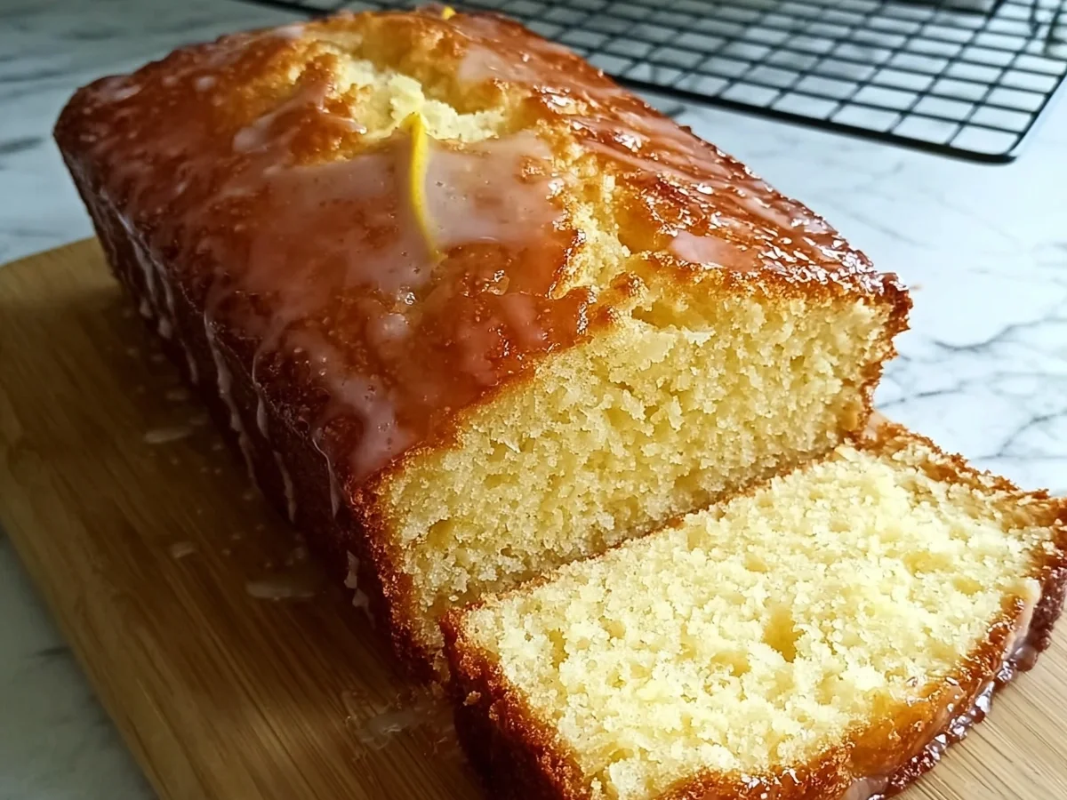 Healthy Greek Yogurt Lemon Loaf Cake - Image 2