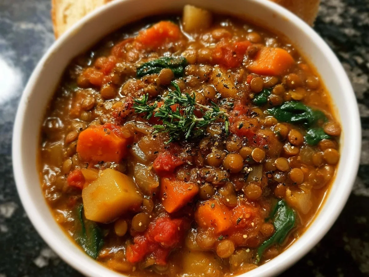 Hearty Lentil Stew: Protein-Packed Comfort Meal - Image 1