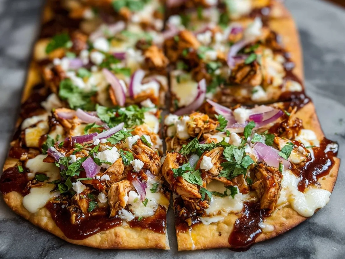 High Protein BBQ Chicken Flatbread - Image 1