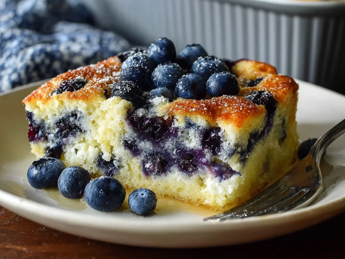 High Protein Blueberry Cottage Cheese Breakfast Bake - Image 1