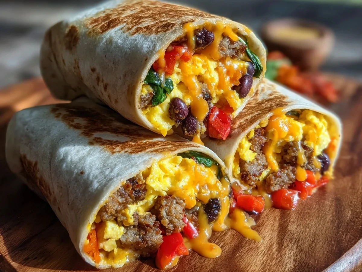 High-Protein Breakfast Burritos - Image 1