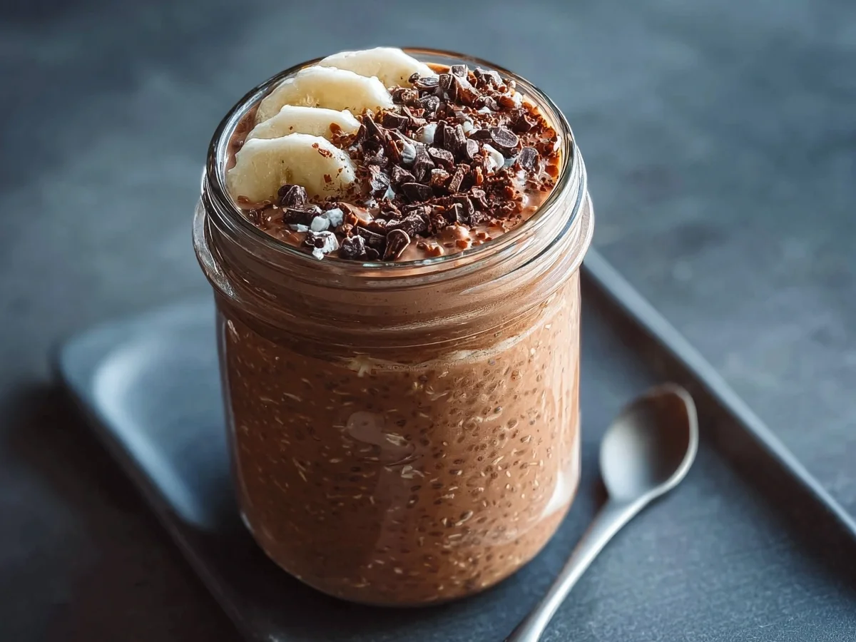 High Protein Brownie Batter Overnight Oats - Image 1