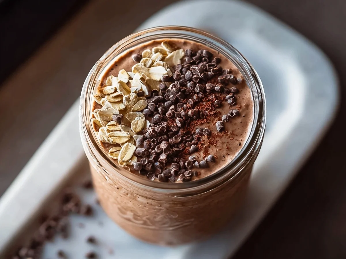 High Protein Brownie Batter Overnight Oats - Image 2