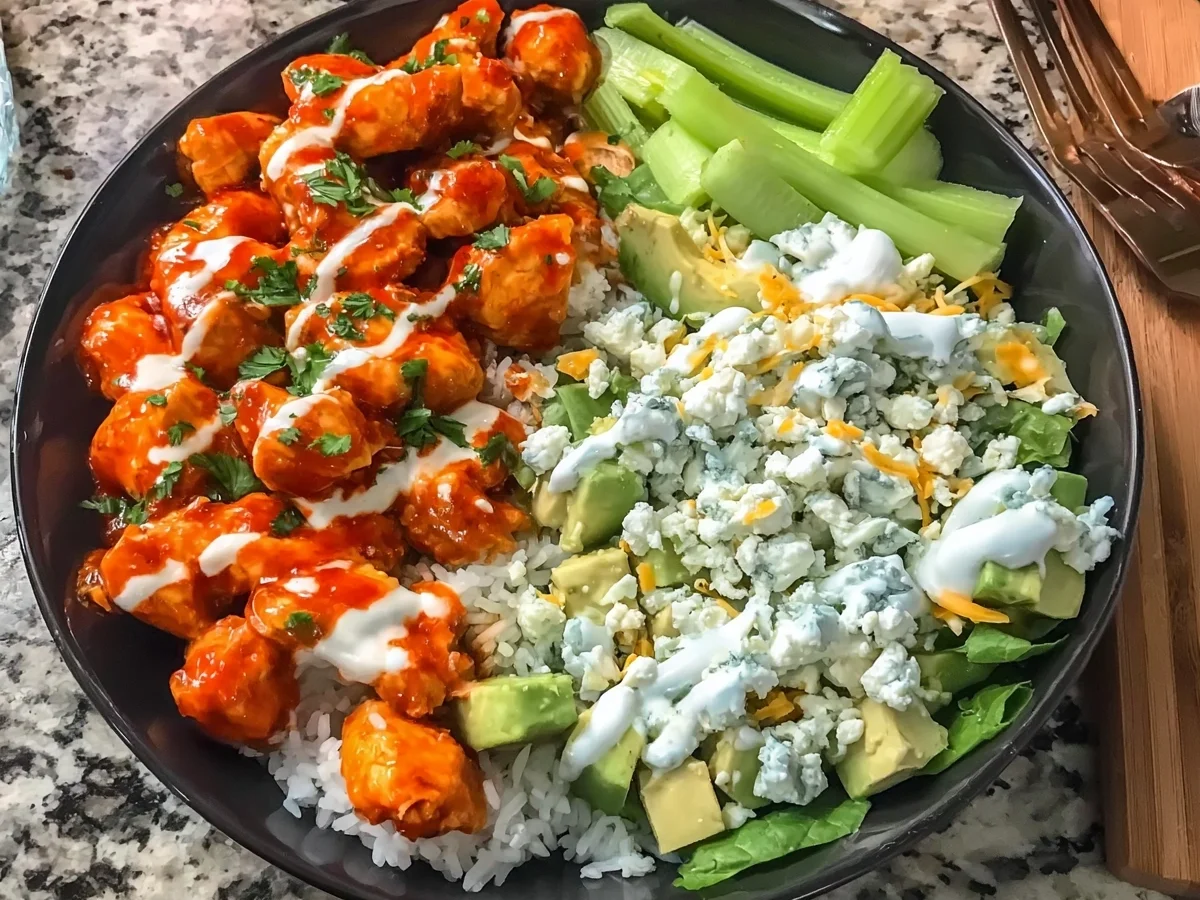 High-Protein Buffalo Chicken Bowls for Meal Prep - Image 1