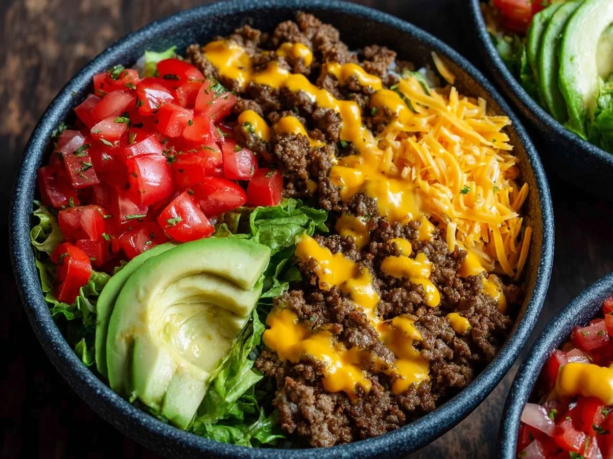 High-Protein Cheeseburger Bowls: Low-Carb Meal Prep - Image 2