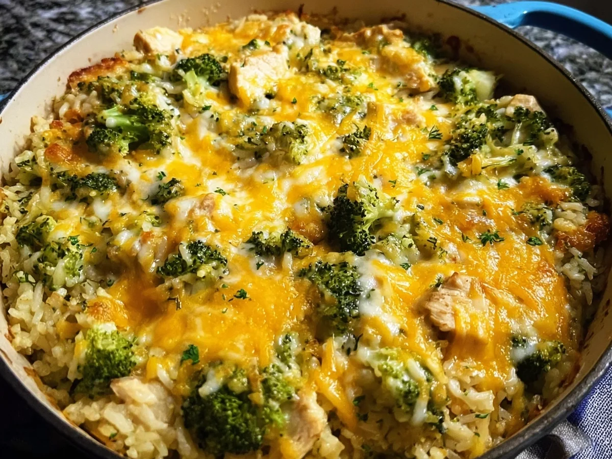 High-Protein Chicken Broccoli Rice Casserole - Image 1