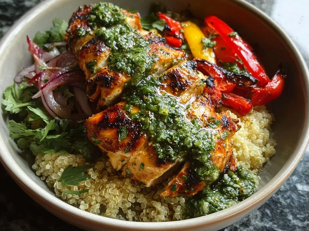 High-Protein Chimichurri Grilled Chicken Bowl Recipe - Image 2