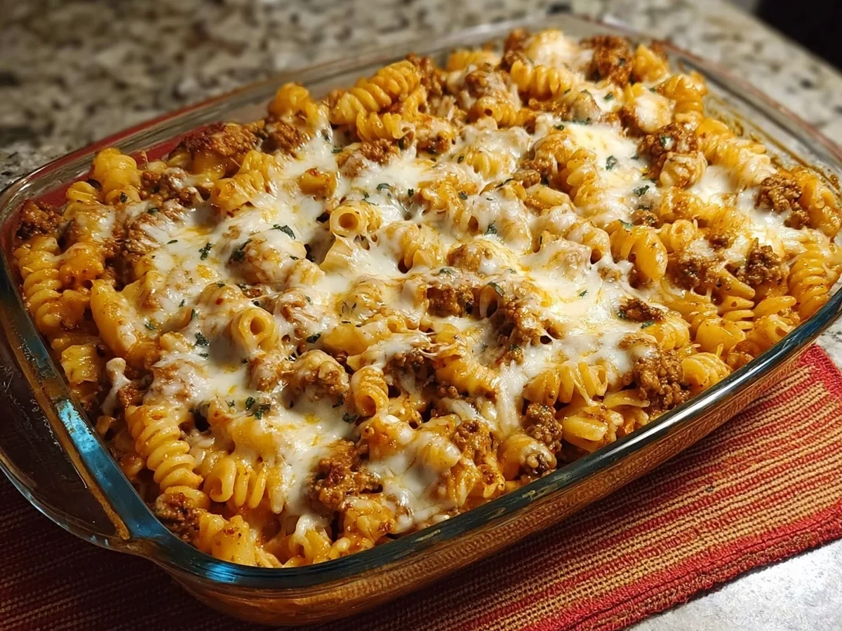 High-Protein Cottage Cheese Beef Pasta Bake - Image 1