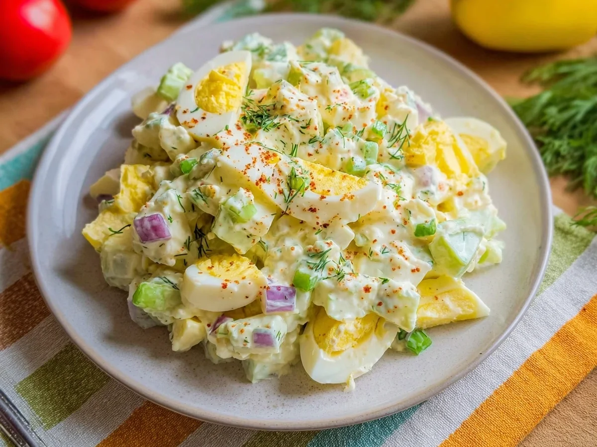 High Protein Cottage Cheese Egg Salad (24g Protein) - Image 2